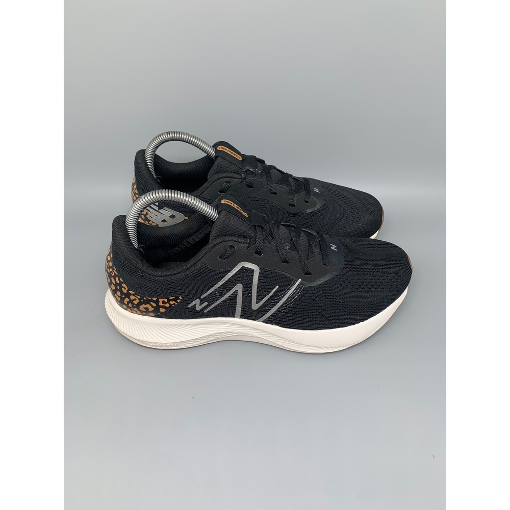New Balance Dynasoft Propel V4 Black Leopard Running Shoes WPRORGK2 Women's Sz 9